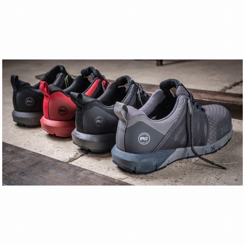 Timberland Radius Composite Burunlu İş Sneaker İş Ayakkabısı Erkek Siyah | TR-3567V
