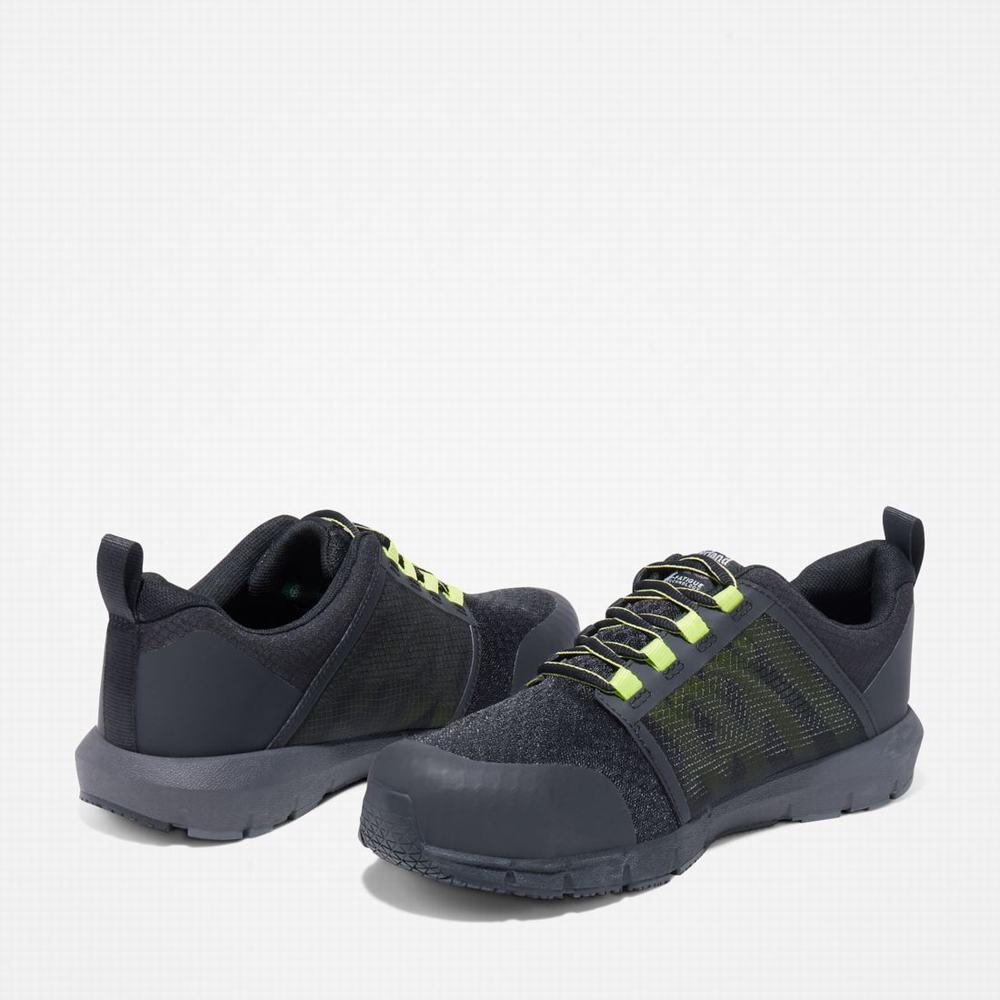 Timberland Radius Composite Burunlu İş Sneaker İş Ayakkabısı Erkek Siyah | TR-3567V