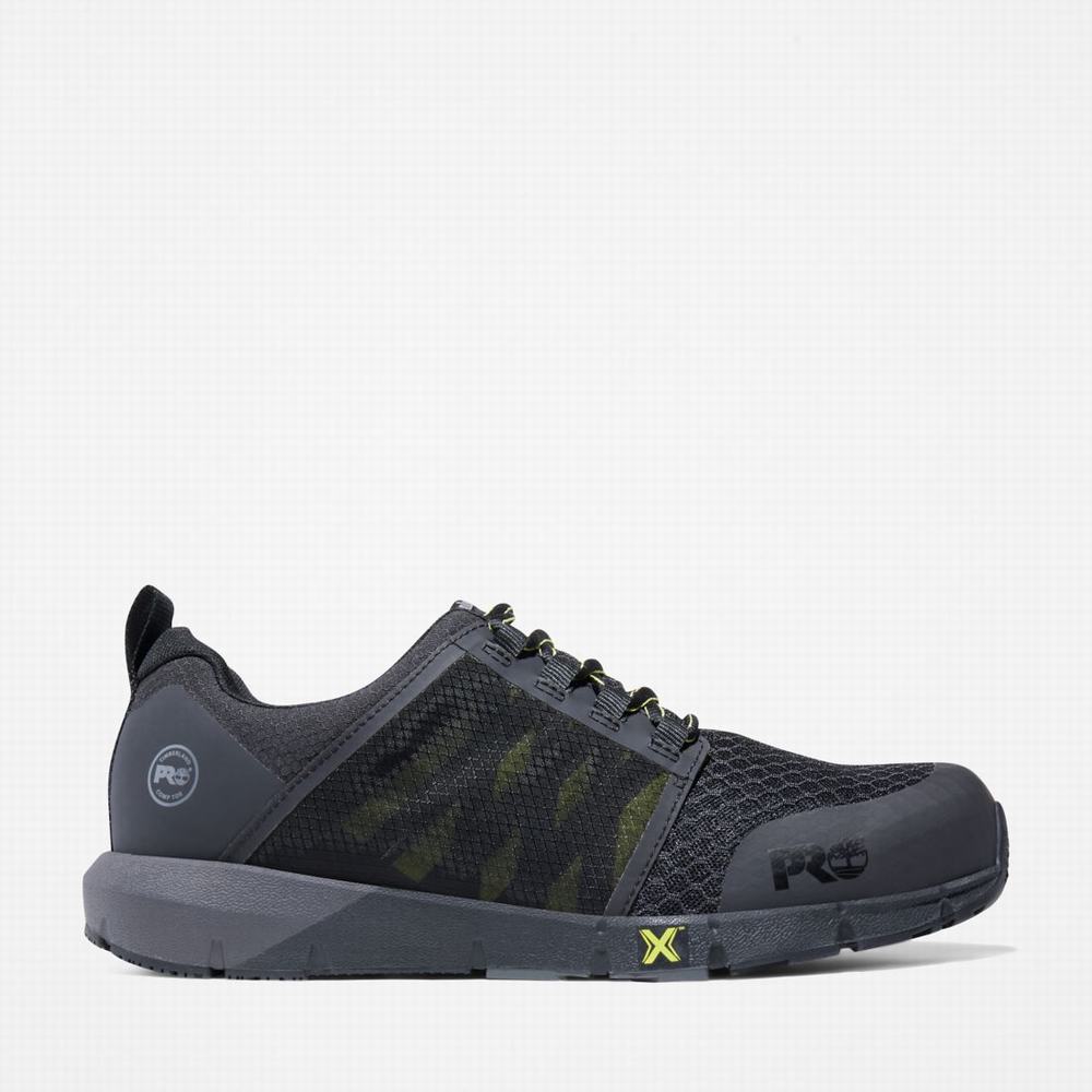 Timberland Radius Composite Burunlu İş Sneaker İş Ayakkabısı Erkek Siyah | TR-3567V