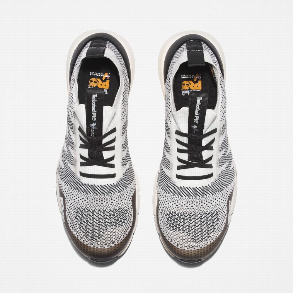 Timberland Radius Composite Burunlu İş Sneaker İş Ayakkabısı Erkek Beyaz Siyah | TR-3749D