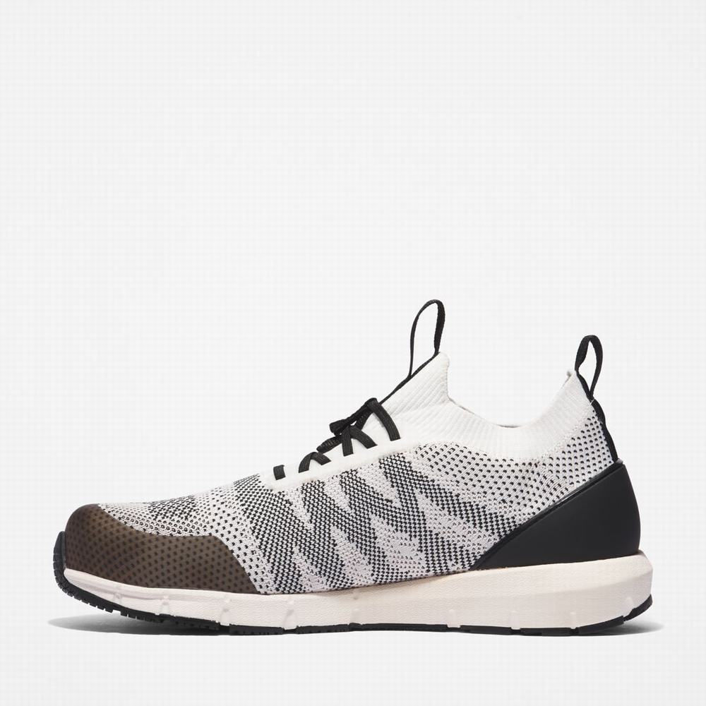 Timberland Radius Composite Burunlu İş Sneaker İş Ayakkabısı Erkek Beyaz Siyah | TR-3749D