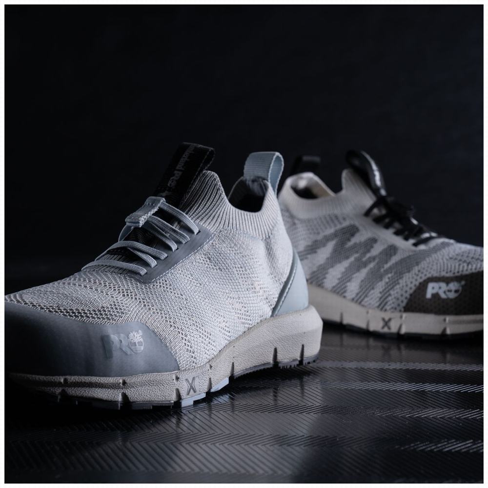 Timberland Radius Composite Burunlu İş Sneaker İş Ayakkabısı Kadın Gri Mavi | TR-5312X