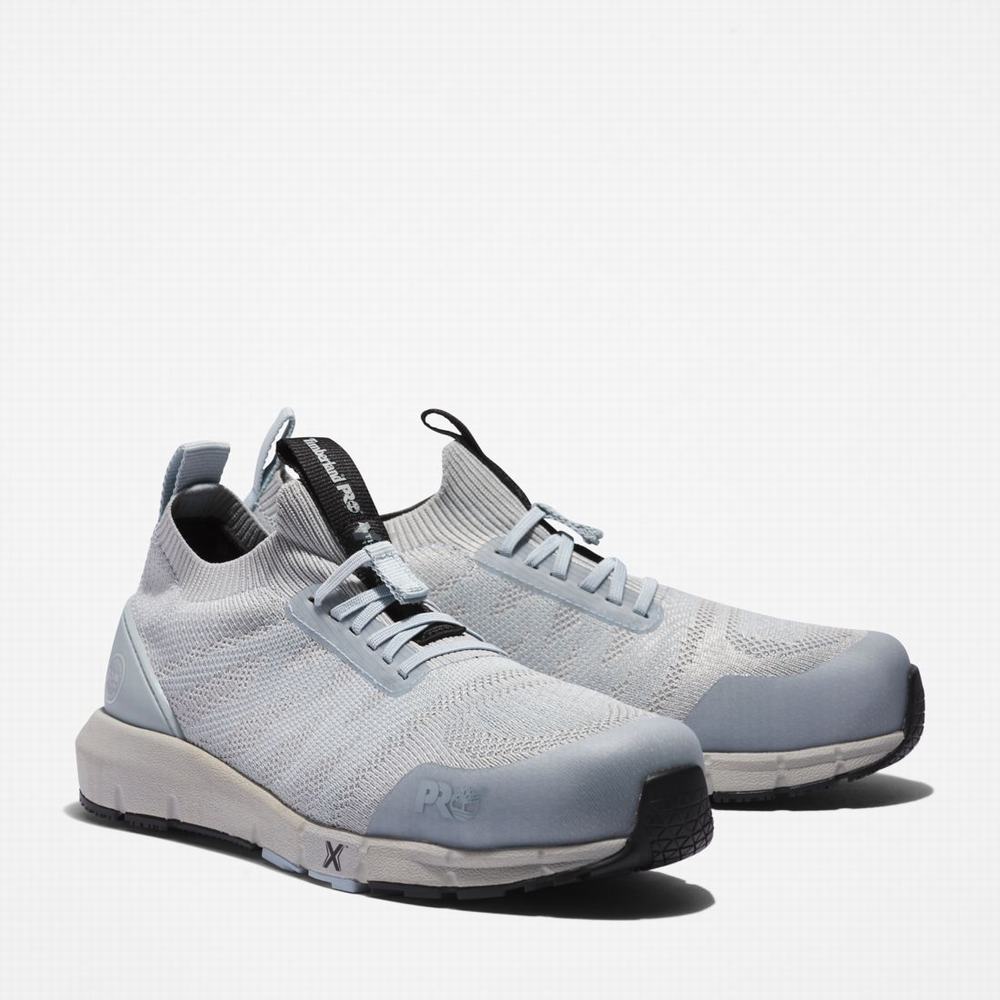 Timberland Radius Composite Burunlu İş Sneaker İş Ayakkabısı Kadın Gri Mavi | TR-5312X