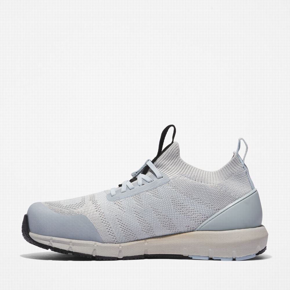 Timberland Radius Composite Burunlu İş Sneaker İş Ayakkabısı Kadın Gri Mavi | TR-5312X