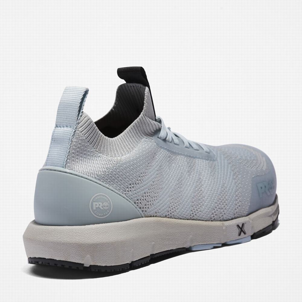 Timberland Radius Composite Burunlu İş Sneaker İş Ayakkabısı Kadın Gri Mavi | TR-5312X