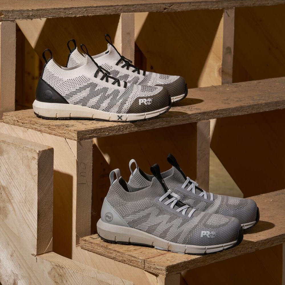 Timberland Radius Composite Burunlu İş Sneaker İş Ayakkabısı Kadın Gri Mavi | TR-5312X