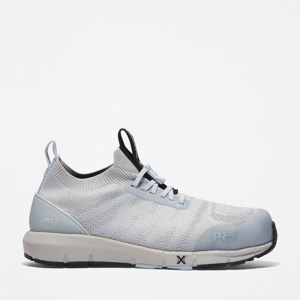 Timberland Radius Composite Burunlu İş Sneaker İş Ayakkabısı Kadın Gri Mavi | TR-5312X