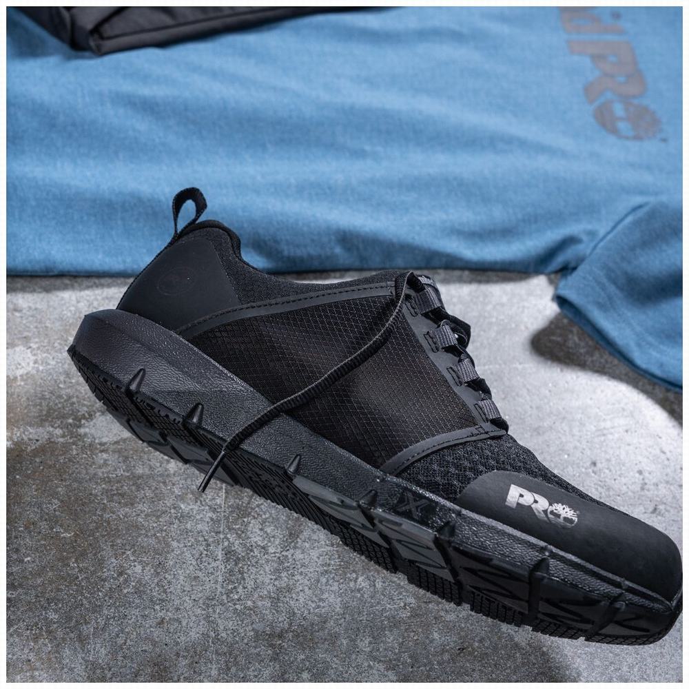 Timberland Radius Composite Burunlu İş Sneaker İş Ayakkabısı Erkek Siyah | TR-6710X
