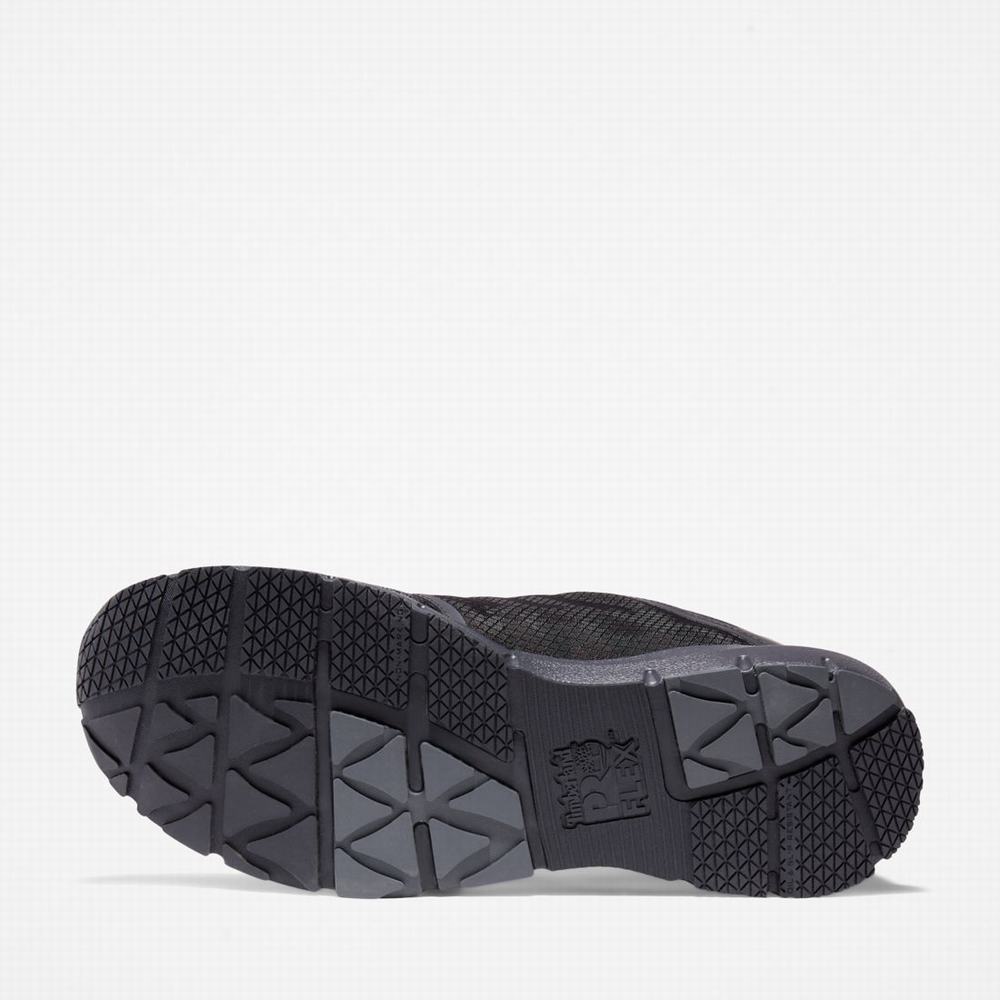 Timberland Radius Composite Burunlu İş Sneaker İş Ayakkabısı Erkek Siyah | TR-6710X