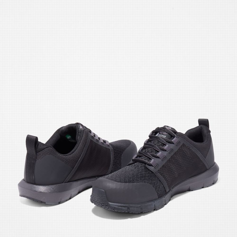 Timberland Radius Composite Burunlu İş Sneaker İş Ayakkabısı Erkek Siyah | TR-6710X