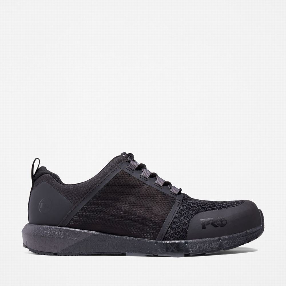 Timberland Radius Composite Burunlu İş Sneaker İş Ayakkabısı Erkek Siyah | TR-6710X