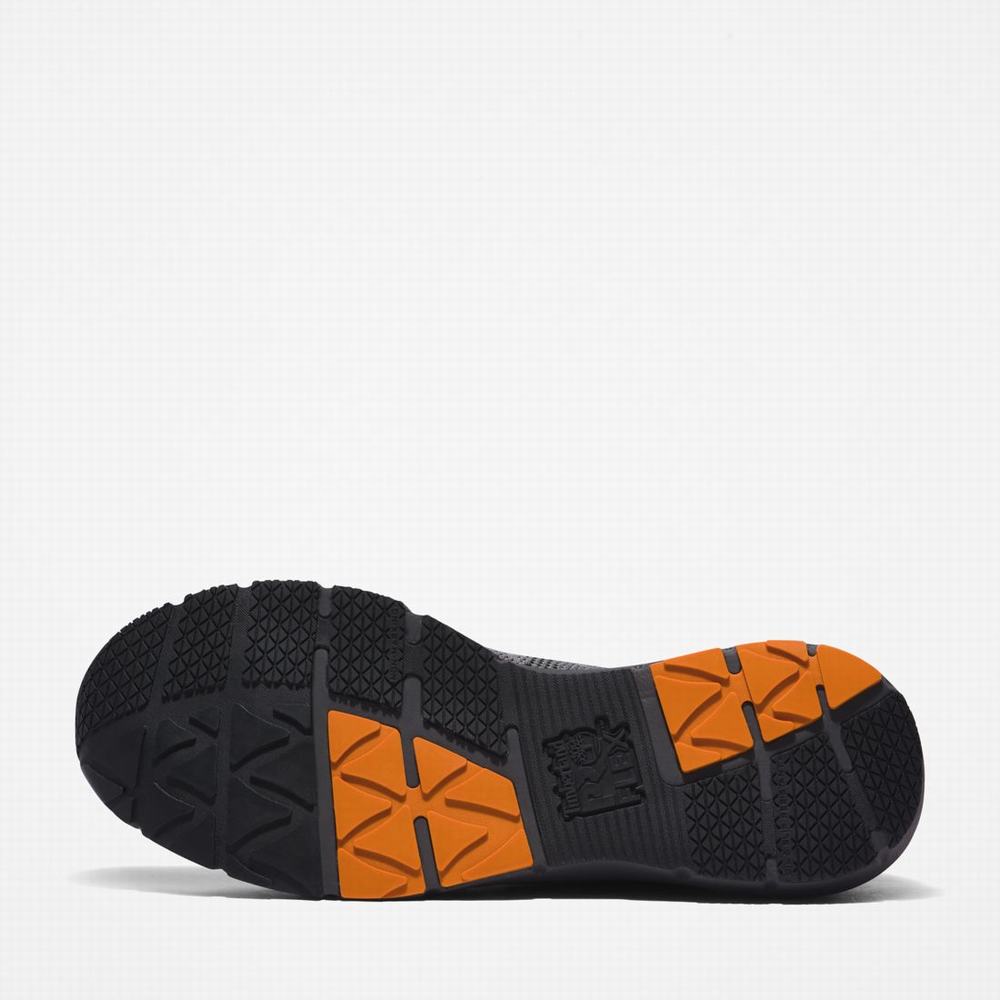 Timberland Radius Composite Burunlu İş Sneaker İş Ayakkabısı Erkek Gri Turuncu | TR-6742F