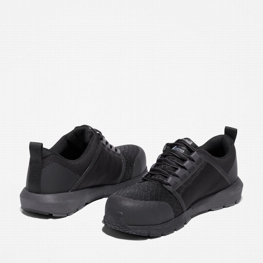 Timberland Radius Composite Burunlu İş Sneaker İş Ayakkabısı Kadın Siyah | TR-8906Q