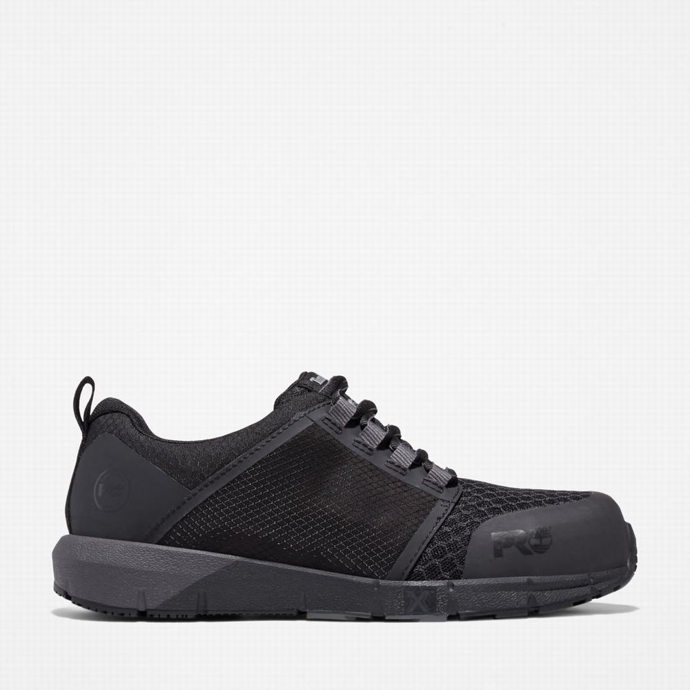 Timberland Radius Composite Burunlu İş Sneaker İş Ayakkabısı Kadın Siyah | TR-8906Q