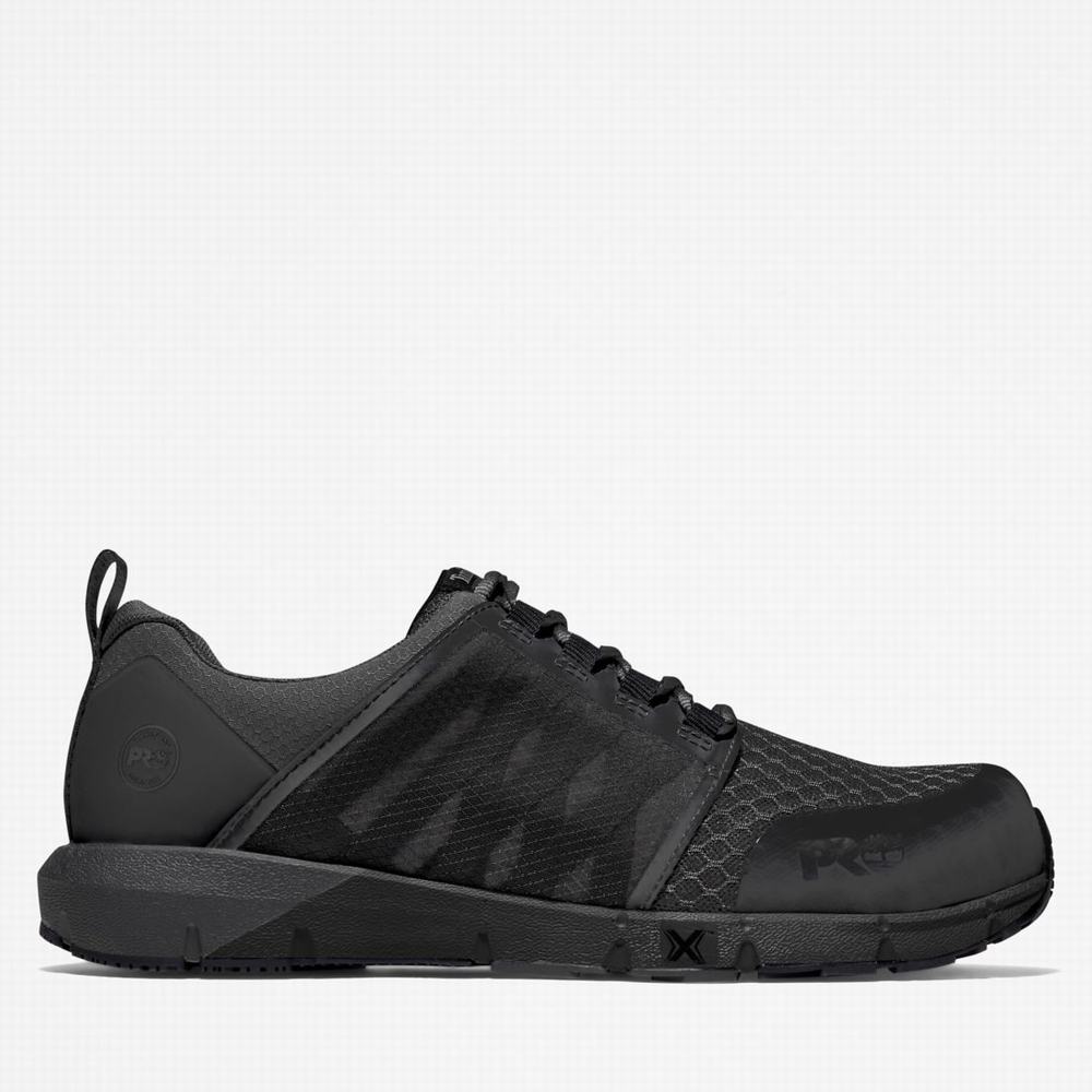 Timberland Radius Composite Burunlu İş Sneaker İş Ayakkabısı Erkek Siyah Gri | TR-9285P