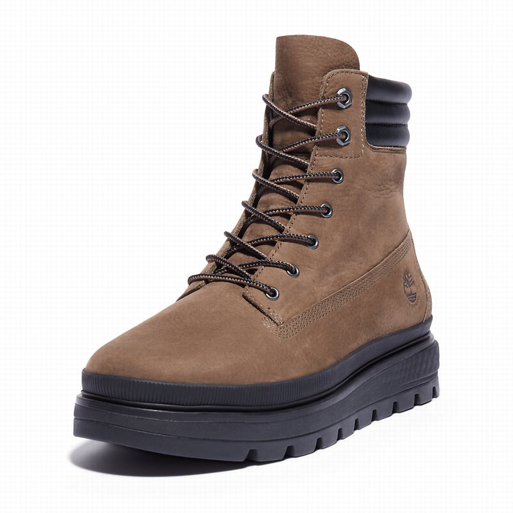 Timberland Ray City 6 Inch Bot Kadın Yeşil | TR-1439A