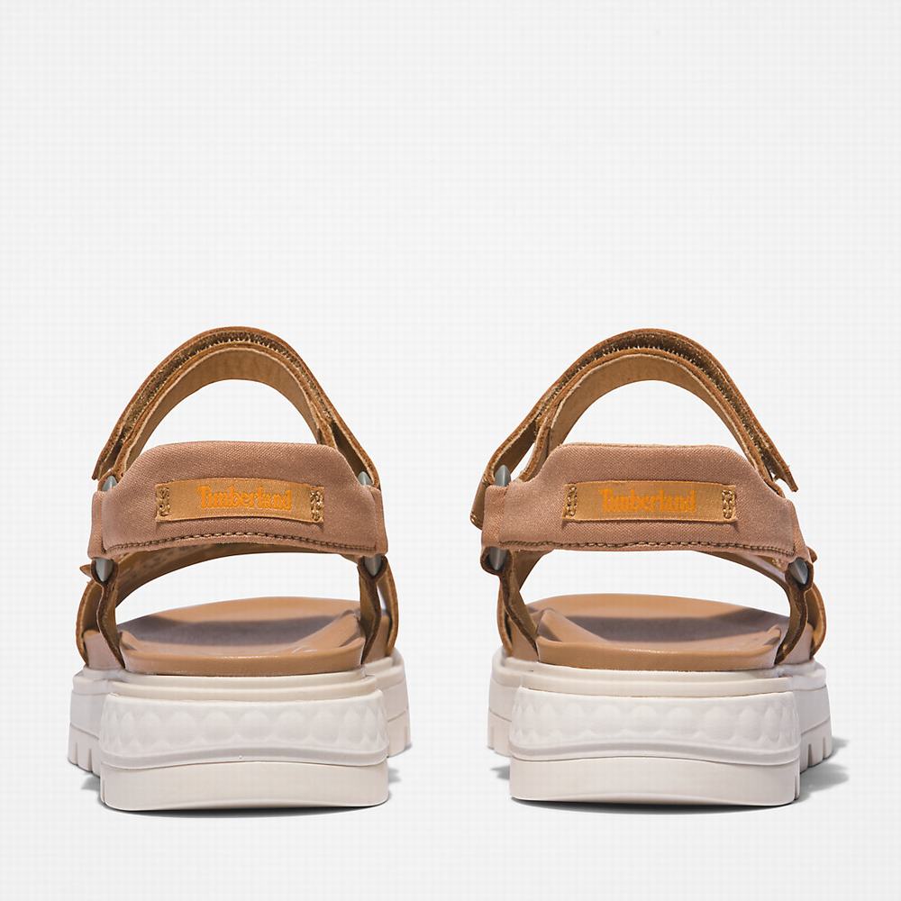 Timberland Ray City Ankle Askılı Sandalet Kadın Kahverengi | TR-4039Q