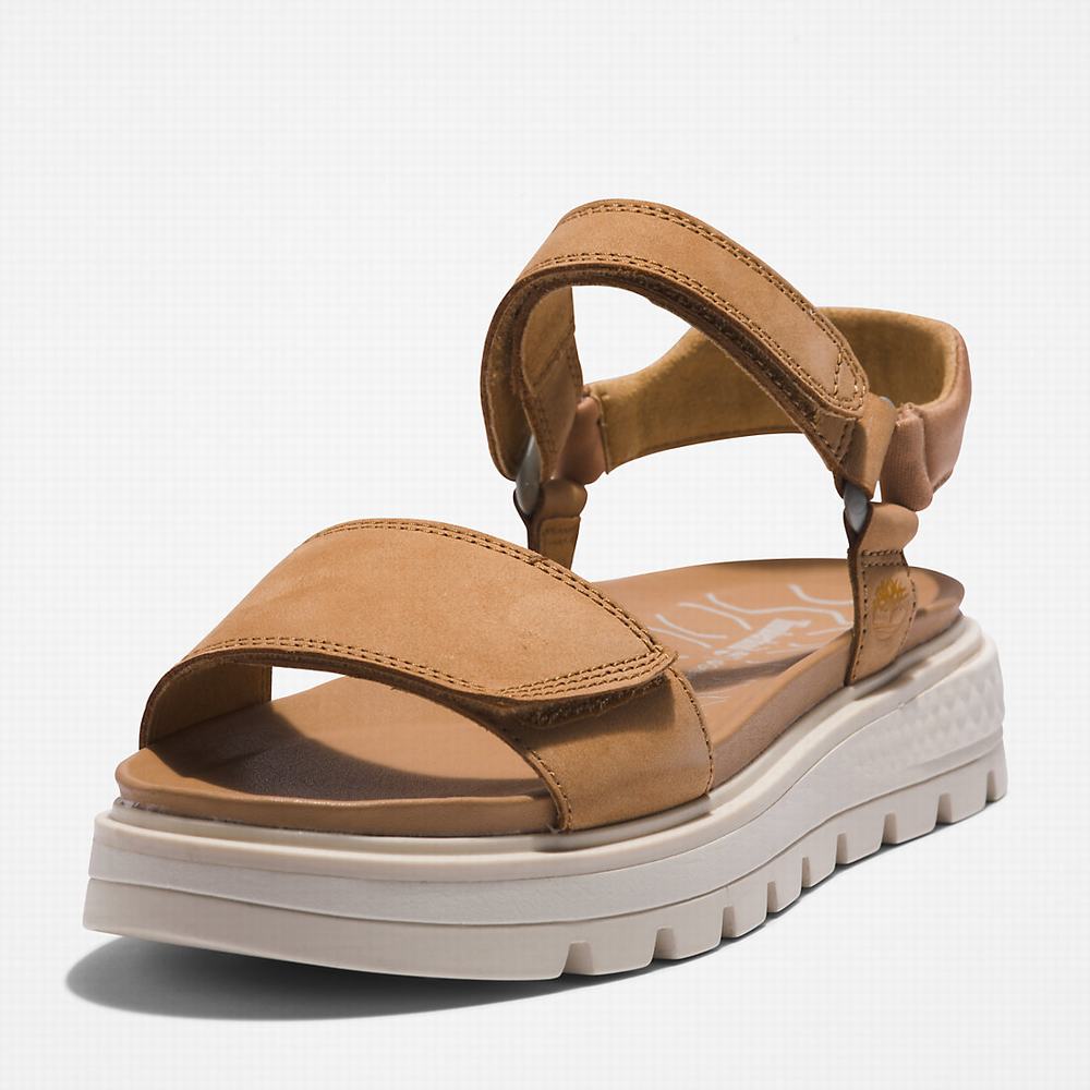 Timberland Ray City Ankle Askılı Sandalet Kadın Kahverengi | TR-4039Q