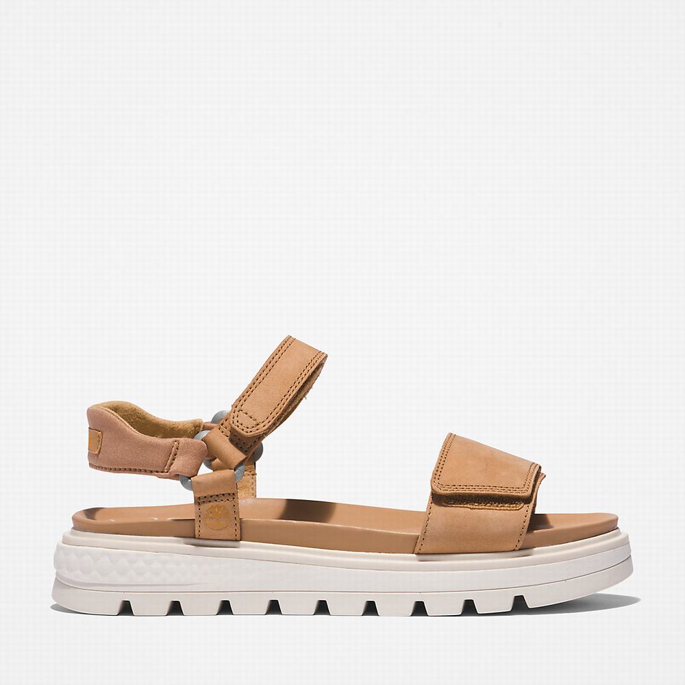 Timberland Ray City Ankle Askılı Sandalet Kadın Kahverengi | TR-4039Q