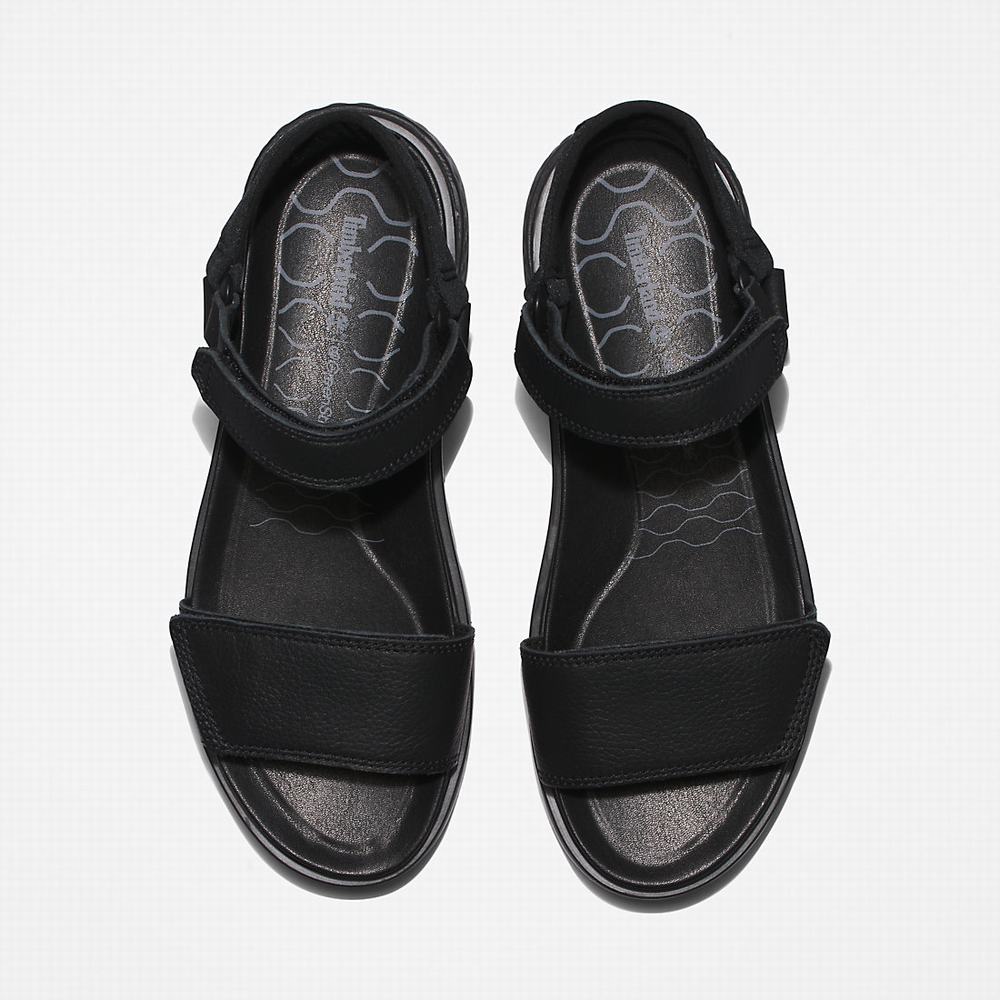 Timberland Ray City Ankle Askılı Sandalet Kadın Siyah | TR-6321N