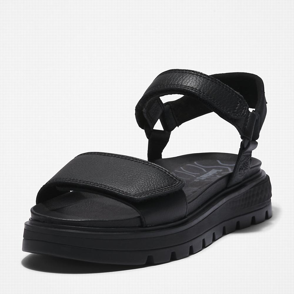 Timberland Ray City Ankle Askılı Sandalet Kadın Siyah | TR-6321N
