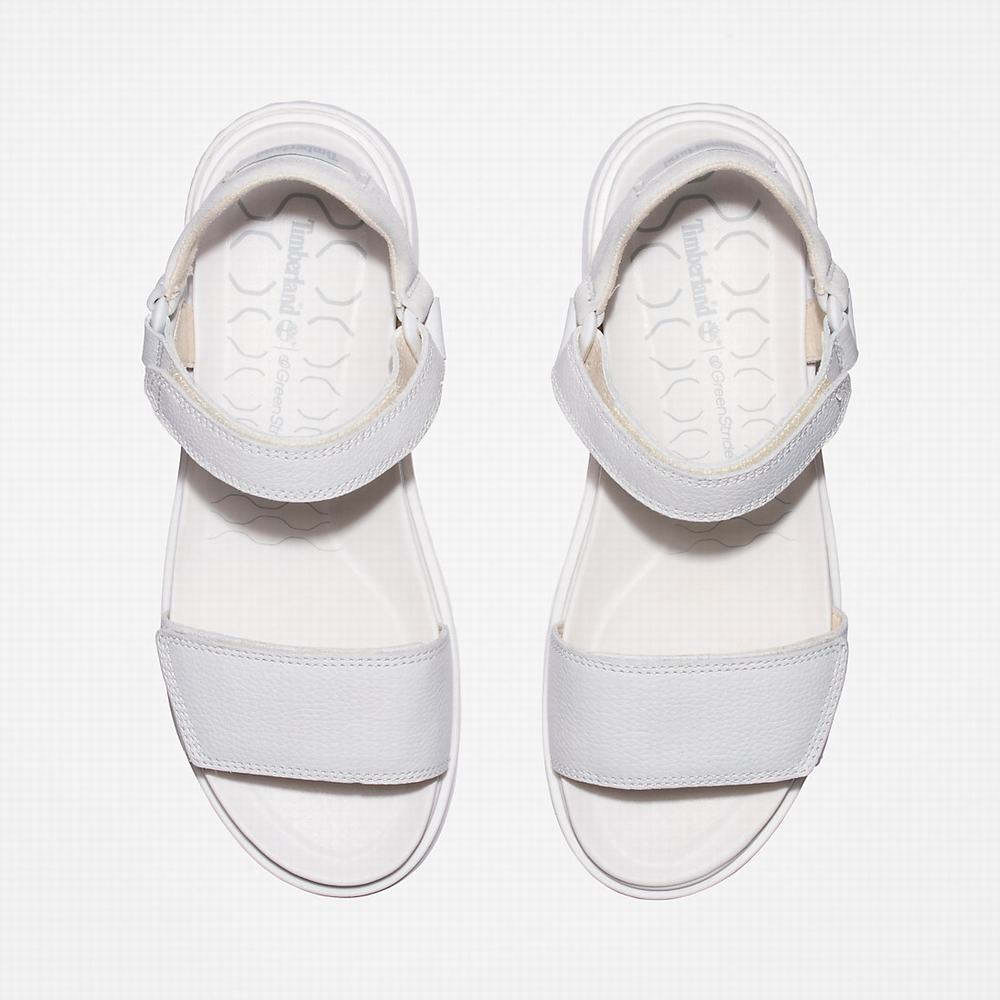 Timberland Ray City Ankle Askılı Sandalet Kadın Beyaz | TR-8631M