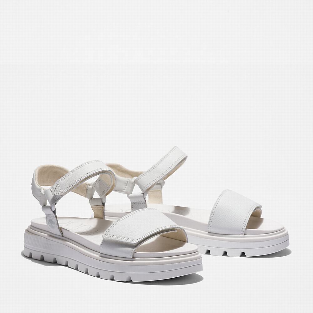 Timberland Ray City Ankle Askılı Sandalet Kadın Beyaz | TR-8631M