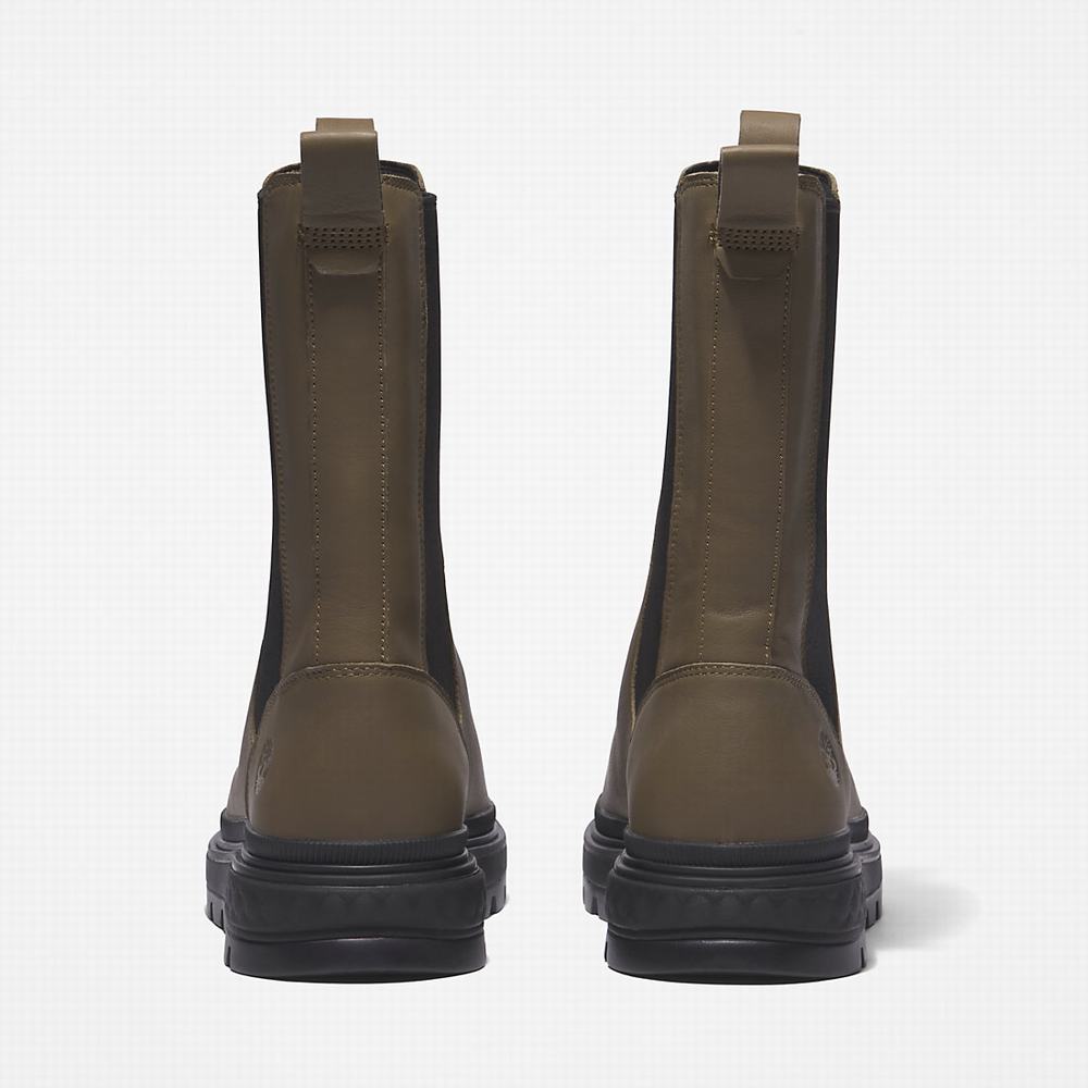 Timberland Ray City GreenStride™ Combat Chelsea Chelsea Bot Kadın Yeşil | TR-1203Z