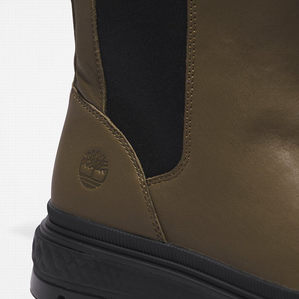 Timberland Ray City GreenStride™ Combat Chelsea Chelsea Bot Kadın Yeşil | TR-1203Z
