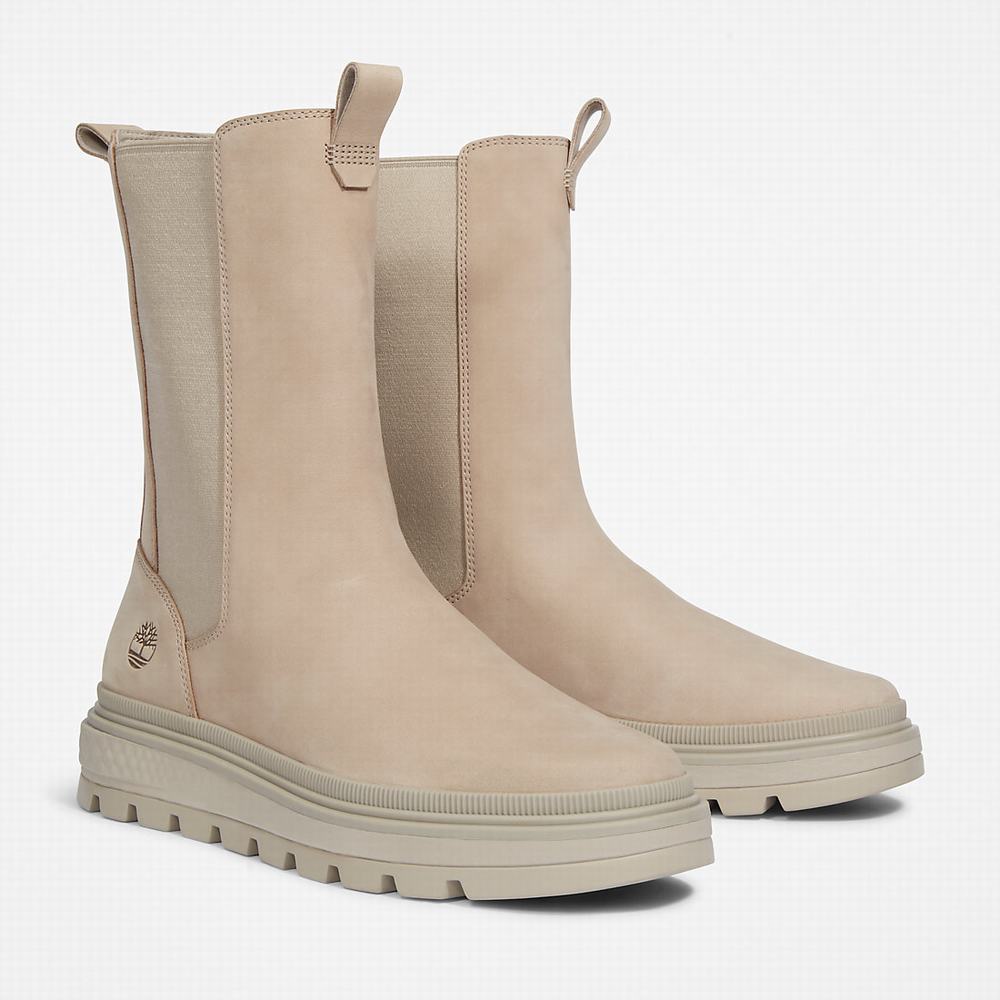 Timberland Ray City GreenStride™ Combat Chelsea Chelsea Bot Kadın Bej Rengi | TR-4763L