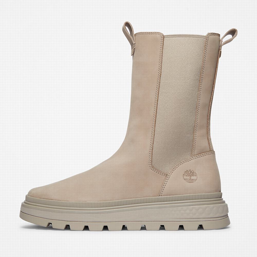 Timberland Ray City GreenStride™ Combat Chelsea Chelsea Bot Kadın Bej Rengi | TR-4763L