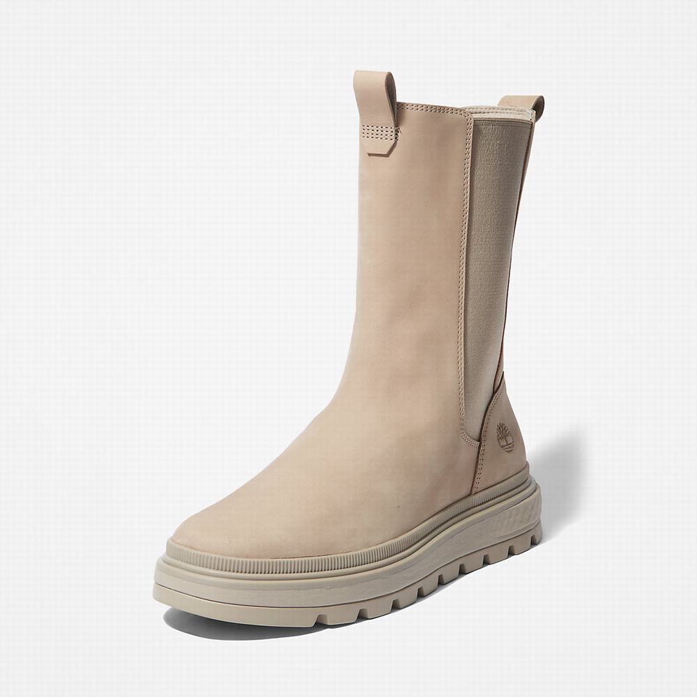 Timberland Ray City GreenStride™ Combat Chelsea Chelsea Bot Kadın Bej Rengi | TR-4763L