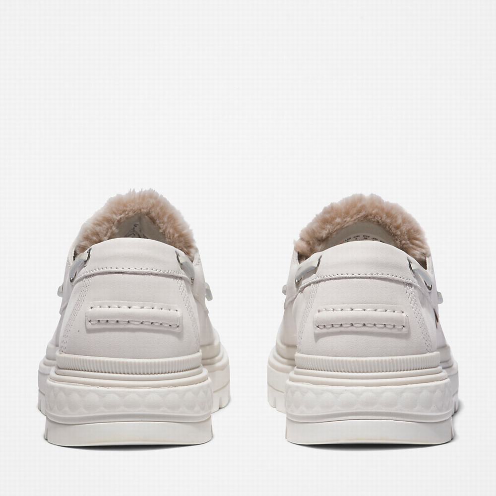 Timberland Ray City Warm-lined Tekne Ayakkabısı Kadın Beyaz | TR-0327D