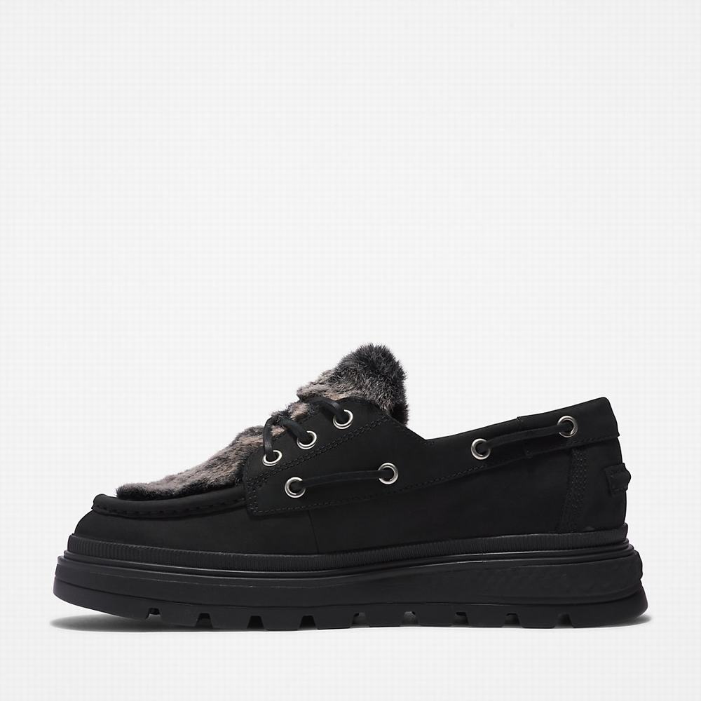 Timberland Ray City Warm-lined Tekne Ayakkabısı Kadın Siyah | TR-9758S
