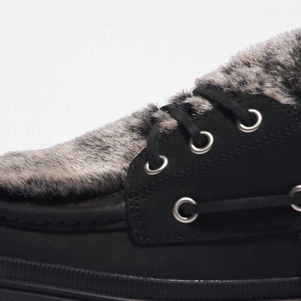 Timberland Ray City Warm-lined Tekne Ayakkabısı Kadın Siyah | TR-9758S