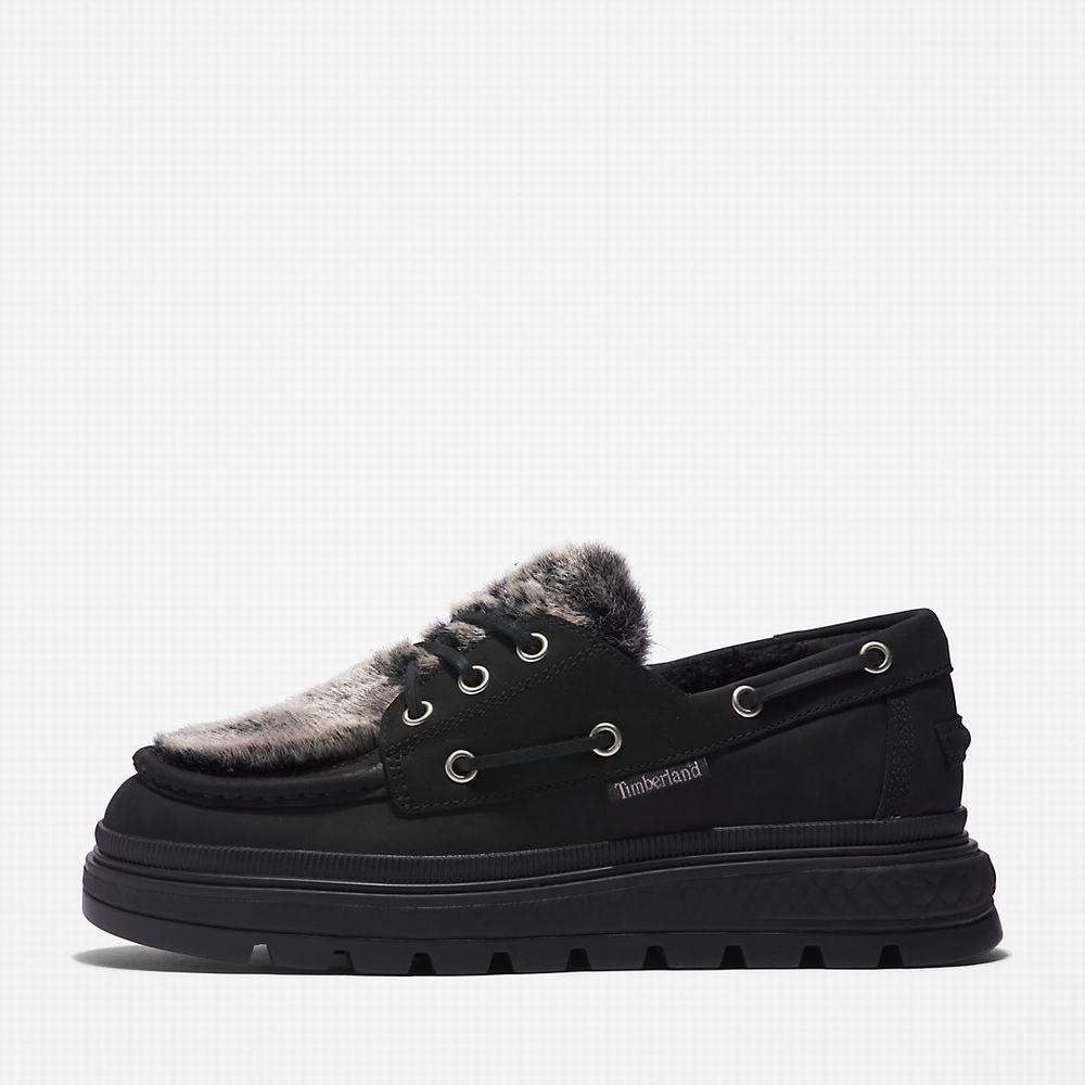 Timberland Ray City Warm-lined Tekne Ayakkabısı Kadın Siyah | TR-9758S