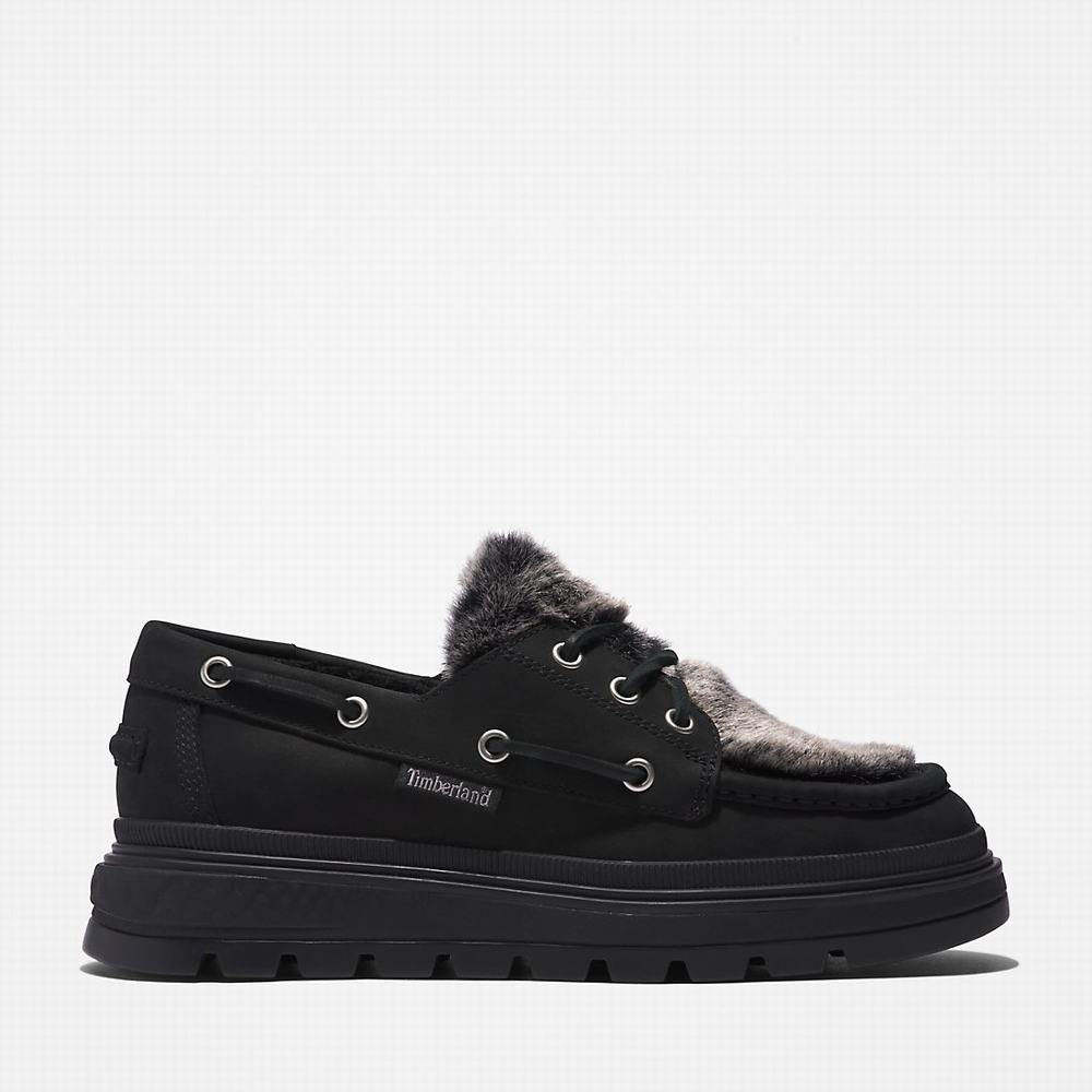 Timberland Ray City Warm-lined Tekne Ayakkabısı Kadın Siyah | TR-9758S