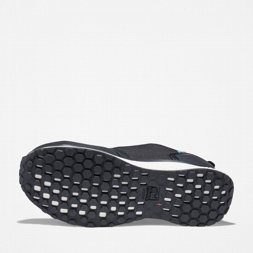 Timberland Reaxion Comp Emniyet Burunlu İş Sneaker İş Ayakkabısı Kadın Siyah Beyaz | TR-5480D
