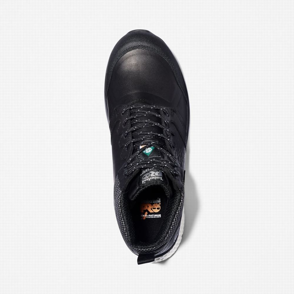 Timberland Reaxion Composite Burunlu Waterproof İş Sneaker Iş Botu Erkek Siyah Gri | TR-3802S