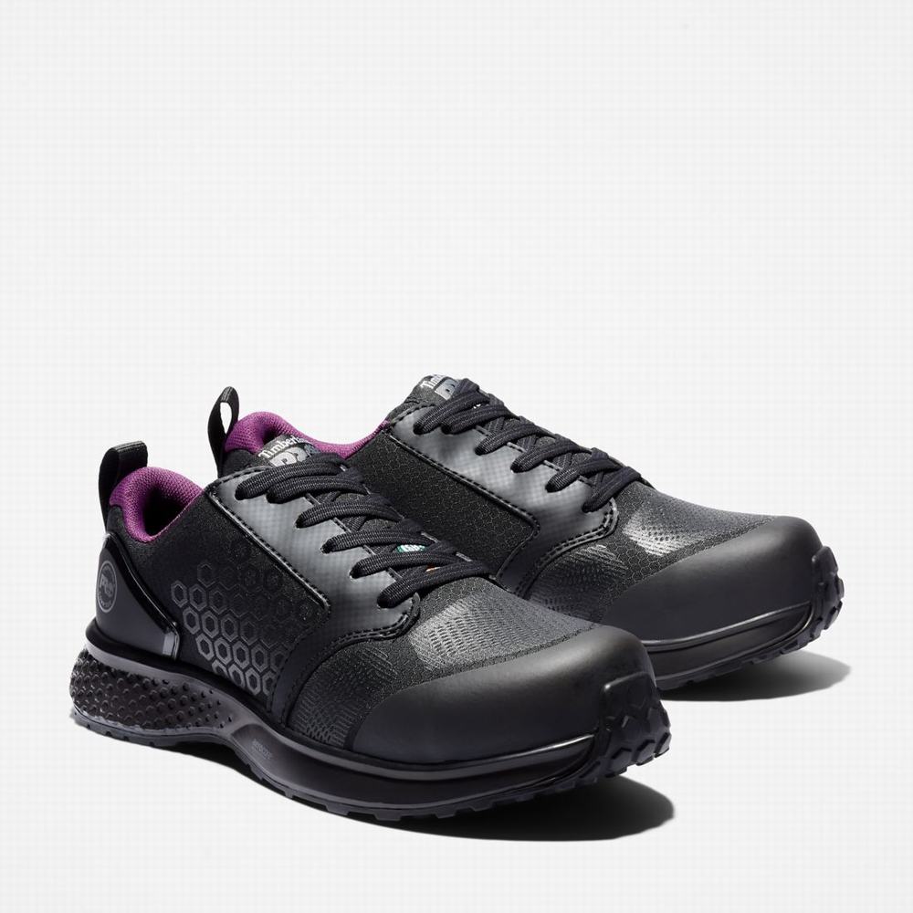 Timberland Reaxion Composite Burunlu İş Sneaker İş Ayakkabısı Kadın Siyah | TR-0518K