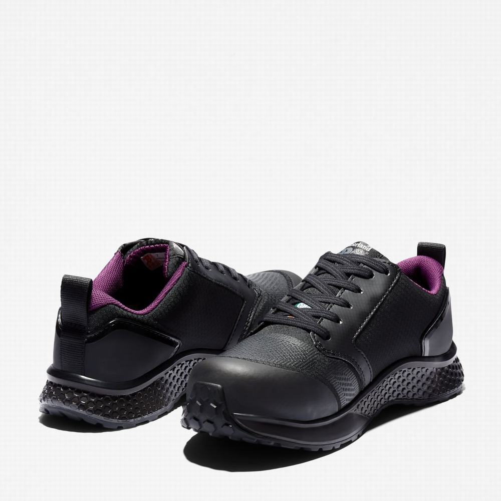 Timberland Reaxion Composite Burunlu İş Sneaker İş Ayakkabısı Kadın Siyah | TR-0518K