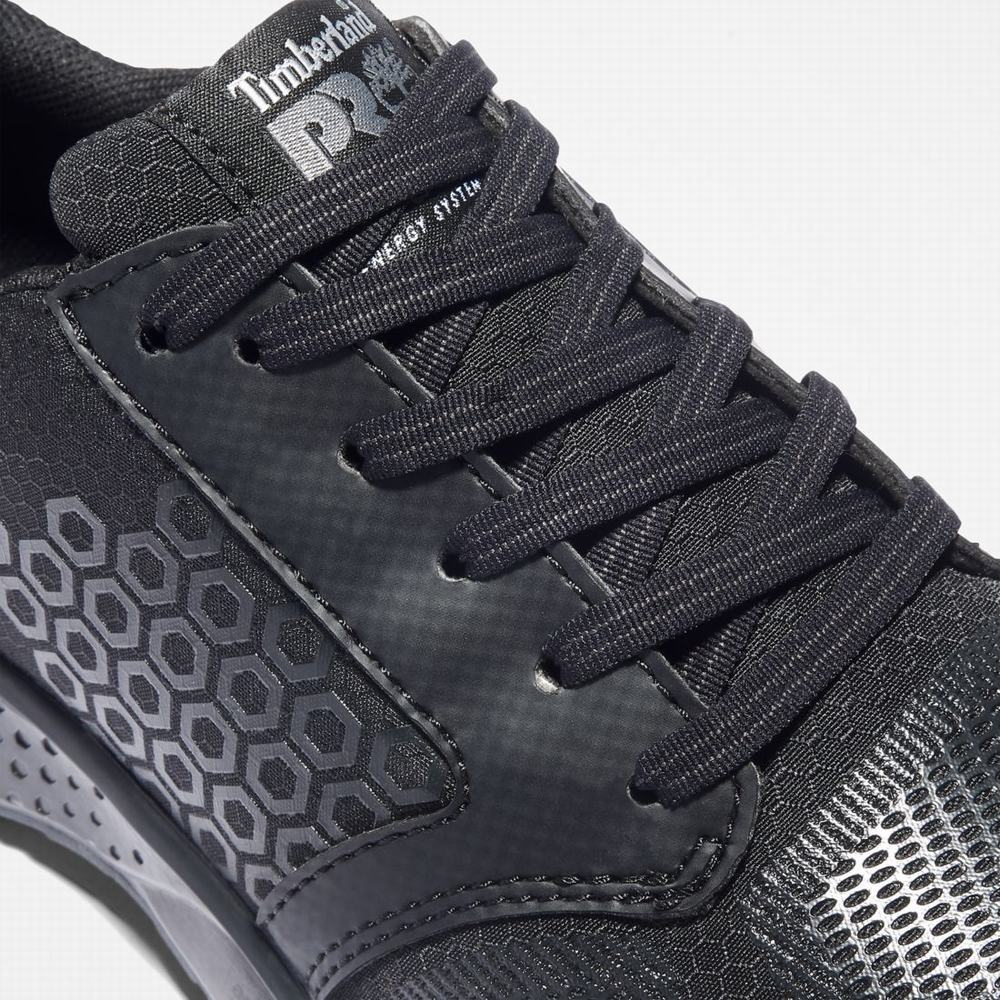 Timberland Reaxion Composite Burunlu İş Sneaker İş Ayakkabısı Kadın Siyah Gri | TR-3107L