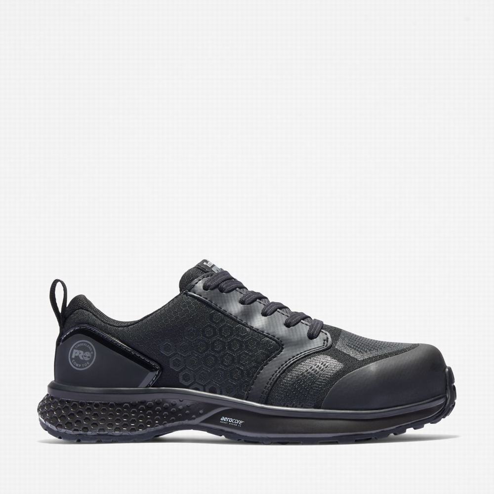 Timberland Reaxion Composite Burunlu İş Sneaker İş Ayakkabısı Kadın Siyah Gri | TR-3107L