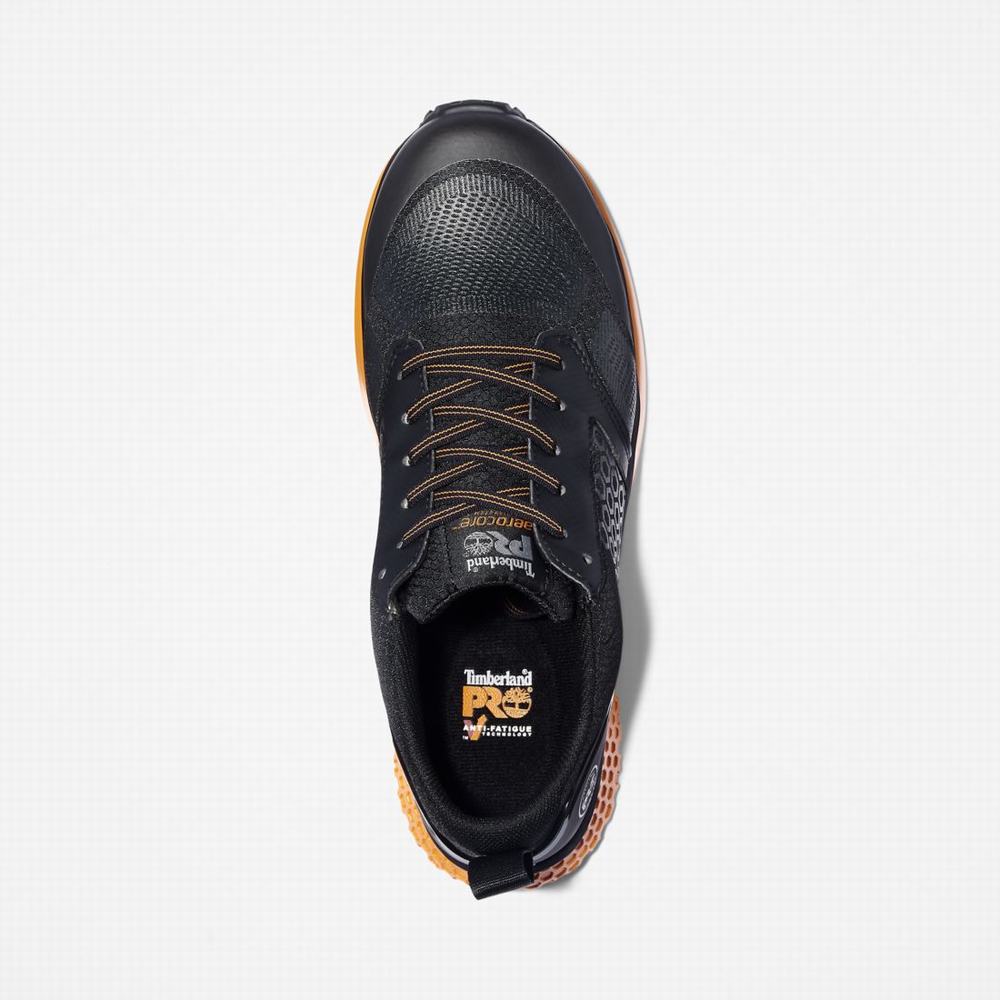 Timberland Reaxion Composite Burunlu İş Sneaker İş Ayakkabısı Erkek Siyah Turuncu | TR-3285F
