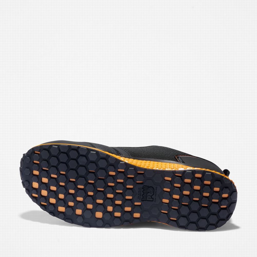 Timberland Reaxion Composite Burunlu İş Sneaker İş Ayakkabısı Erkek Siyah Turuncu | TR-3285F