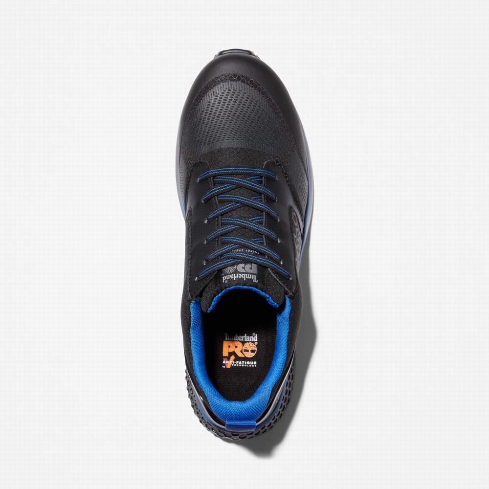 Timberland Reaxion Composite Burunlu İş Sneaker İş Ayakkabısı Erkek Siyah Mavi | TR-4508D