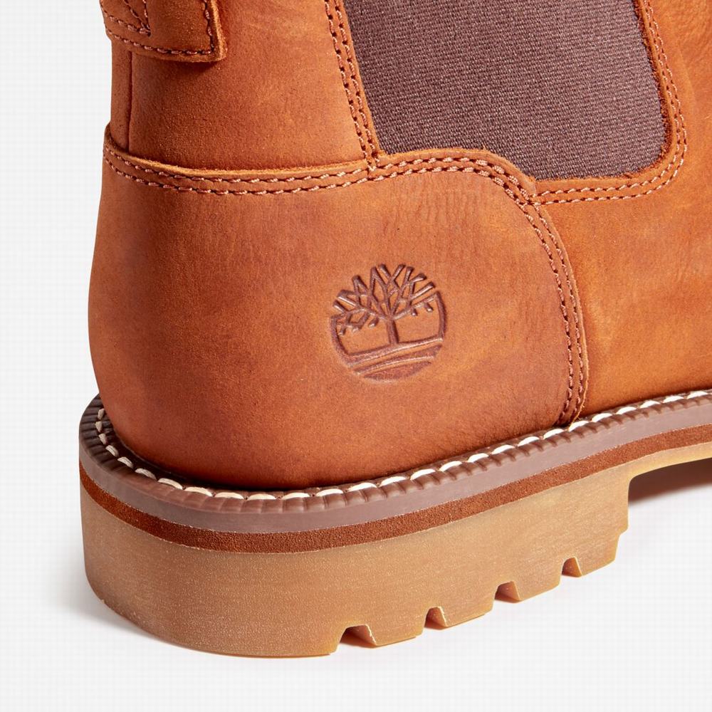 Timberland Redwood Falls Chelsea Chelsea Bot Erkek Koyu Kahverengi | TR-6329C