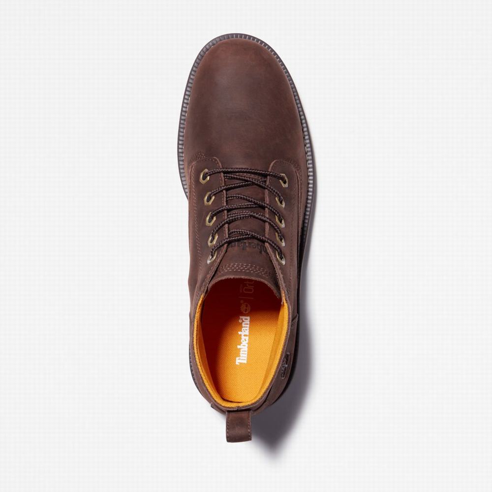 Timberland Redwood Falls Waterproof Chukka Bot Erkek Koyu Kahverengi | TR-4263G