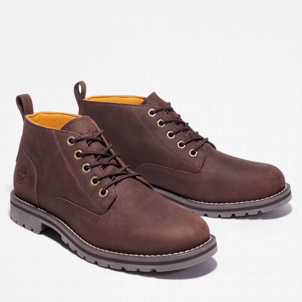 Timberland Redwood Falls Waterproof Chukka Bot Erkek Koyu Kahverengi | TR-4263G