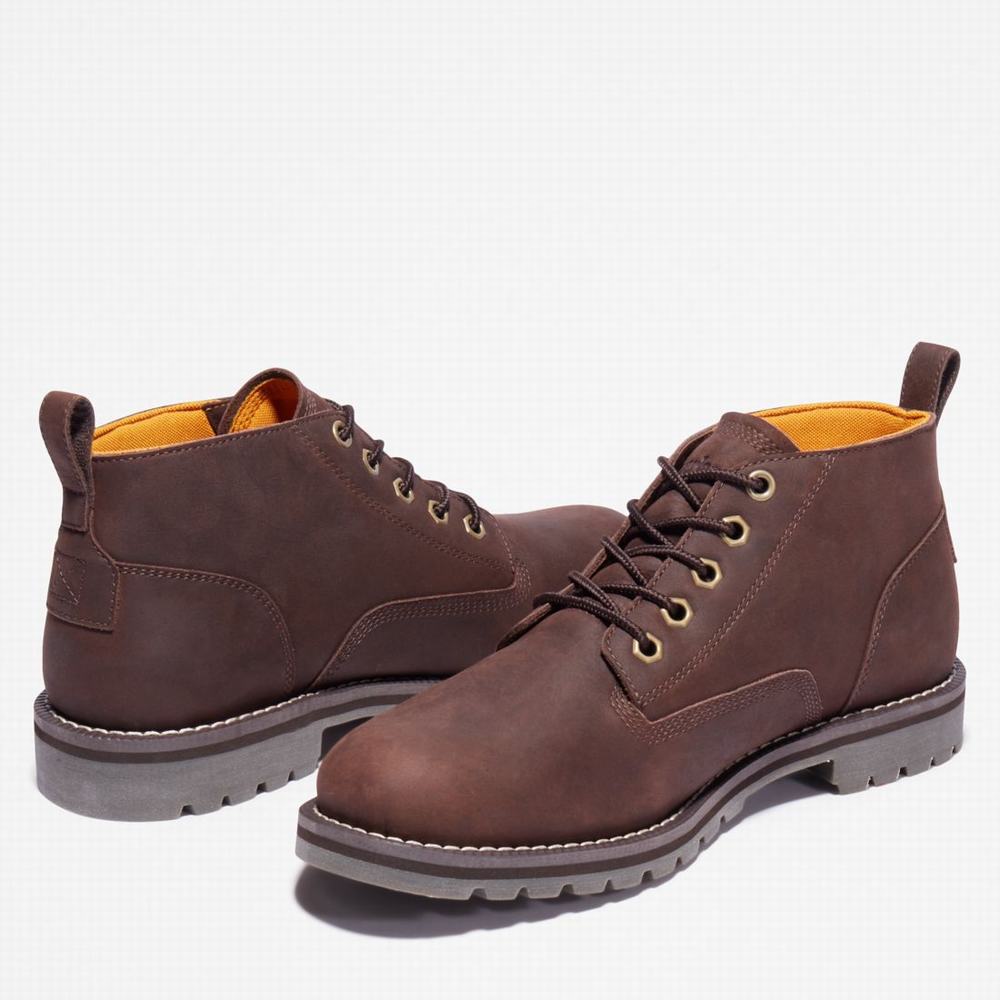 Timberland Redwood Falls Waterproof Chukka Bot Erkek Koyu Kahverengi | TR-4263G
